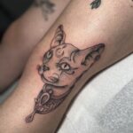 Egyptian cat tattoo